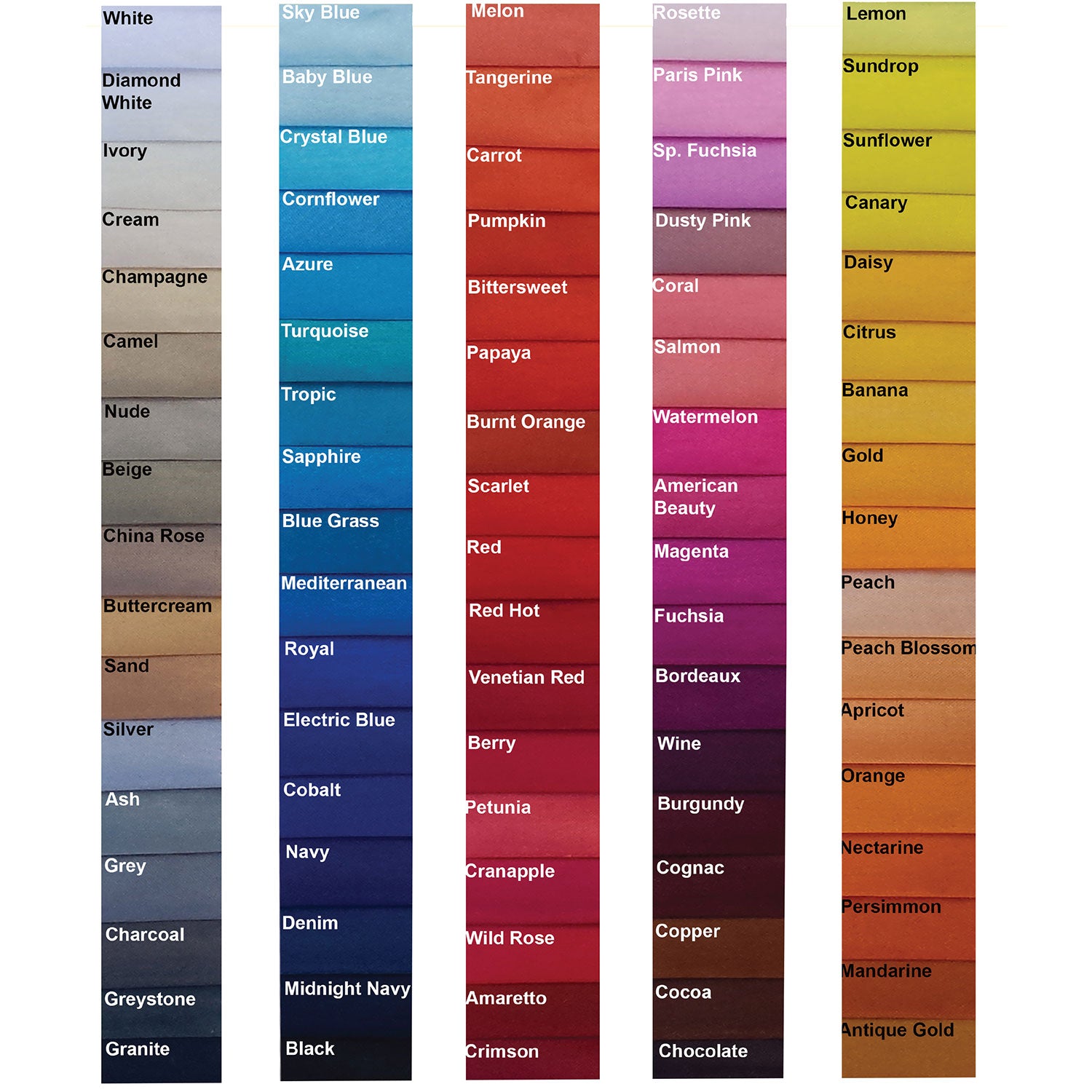 Fabric: Polychina Silk Chart 1